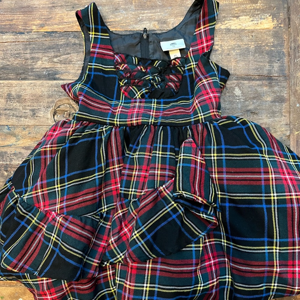 Harajuku Mini for Target Plaid Sleeveless Square Neck Mini Dress! Sz XS (4/5)